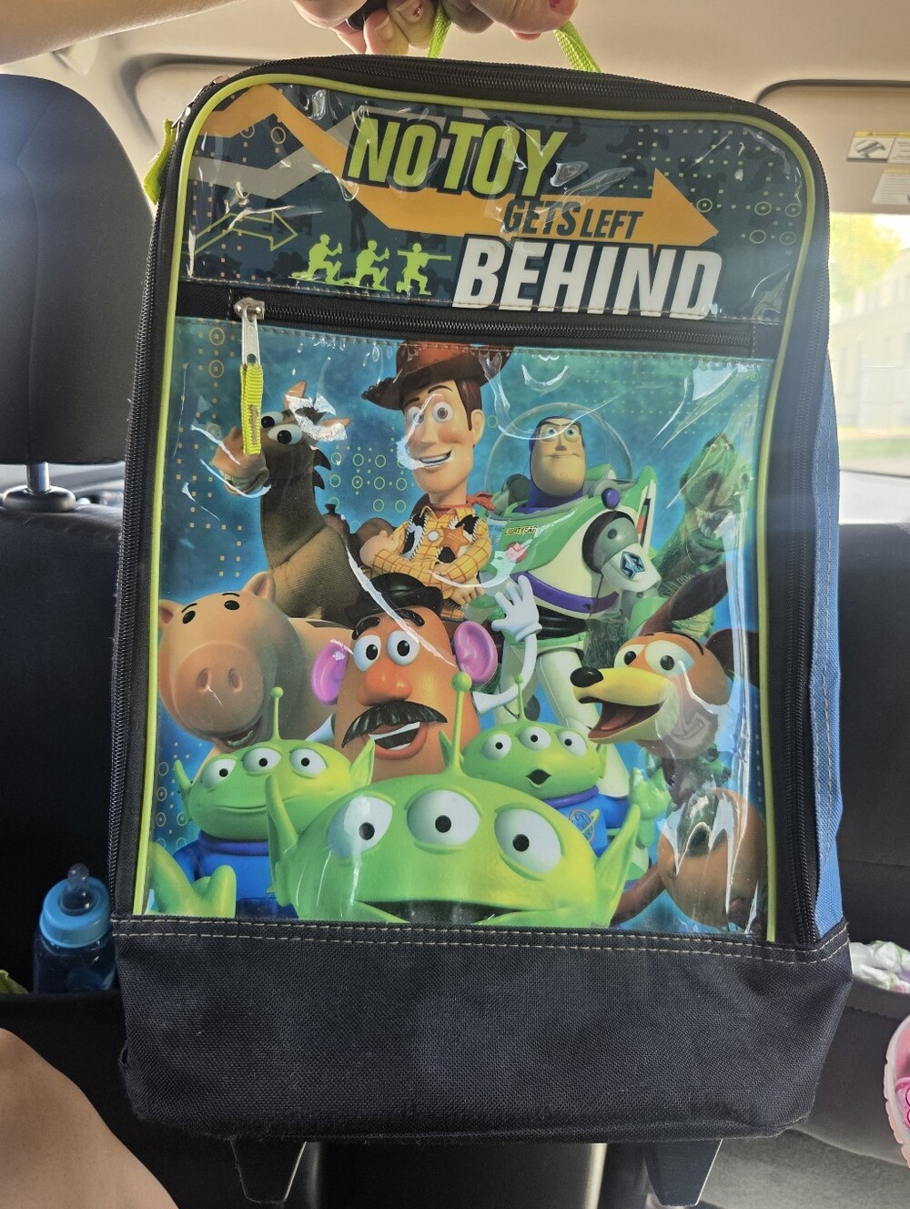 NO TOY Gets Left Behind Kids -rare Toy Story Backpack